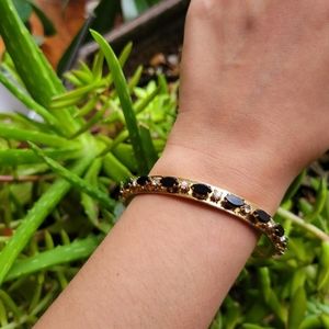 Vintage J. Crew Gemstone Bangle Bracelet